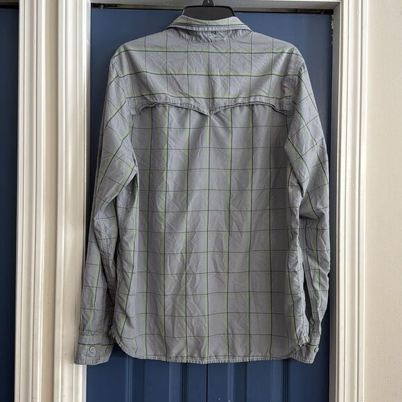 The North Face Gray Plaid Breathable Button-Up Shirt Size L - Picture 5 of 5
